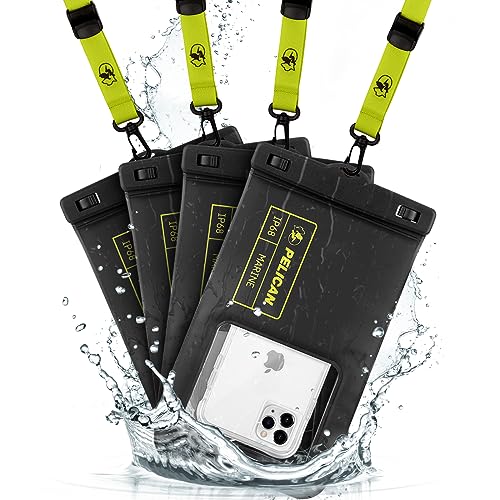 4 Pack Marine Waterproof Phone Pouch (4 Count)