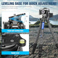 Compact Carbon Fiber Tripod with Leveling Base for Camera