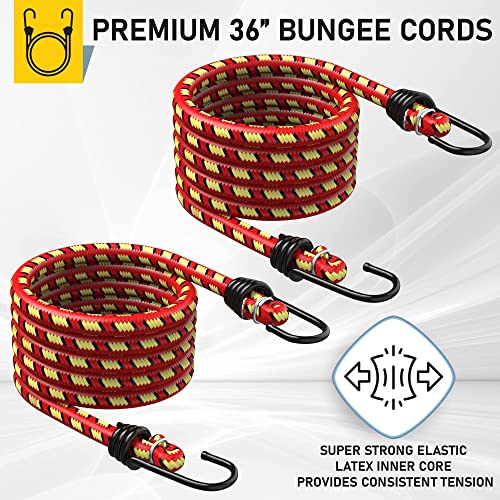 Ratchet Straps Heavy Duty 4 Pack (4 Count)