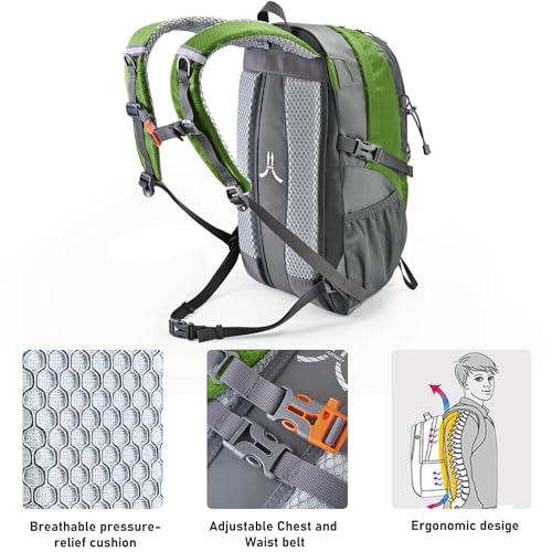 20L Hiking Backpack Water Resistant Outdoor Day Pack