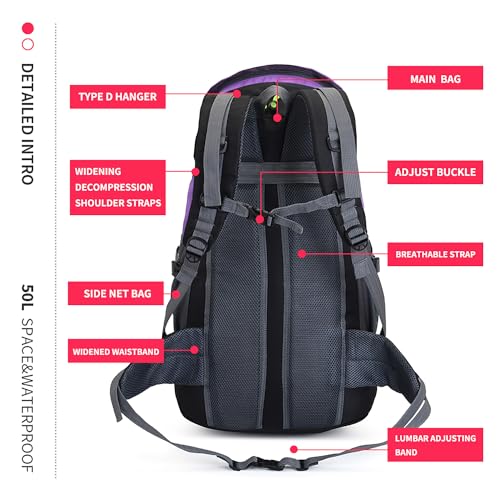 50L Hiking Backpack