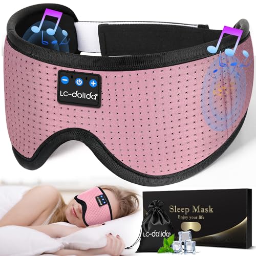 Sleep Mask with Bluetooth Headphones