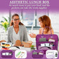 Purple Lunch Box for Women Insulated Lunch Bag Fits Bento Boxes