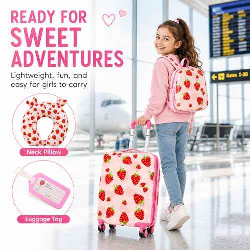 4 Pcs Kids Luggage Set (4 Count)