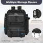 Large 40L Fishing Tackle Backpack with Rod Holders & Bait Binder