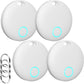 Air Tracker Tags-4 Pack [Apple MFi Certified] (iOS Only), Smart Bluetooth Tracker, Compatible with Apple Find My, Item Locator for Keys, Luggage, Wallet, Suitcase, Bags, IP67 Waterproof