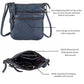 Small Crossbody Bags for Women Genuine Leather Travel Purse Vintage Sling Shoulder Bag with Adjustable Strap & Zipper Pockets