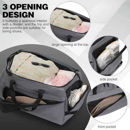 28" Travel Rolling Duffle Bag with Wheels and Handle