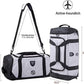 Gym Duffle Bag Backpack Waterproof Sports Duffel Bags Travel Weekender Bag for Men Women Overnight Bag with Shoes Compartment Grey - Roamly