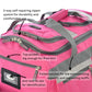 33 inch Jumbo Size 8 Pockets Wheeled Rolling Duffel Bag Water Resistant Luggage Lightweight Travel Suitcase with Retractable Handle