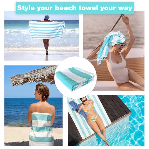 2 Pack Microfiber Beach Towel