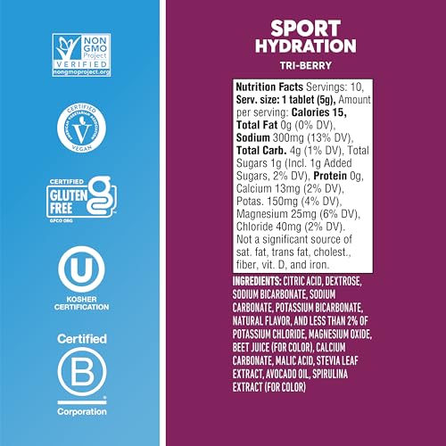 Sport Electrolyte Tablets Tri (80 Count)