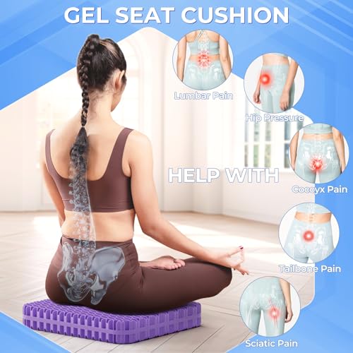 Gel Seat Cushion for Long Sitting