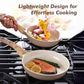9.5inch Ceramic Nonstick Frying Pan Paella Pan with Lid