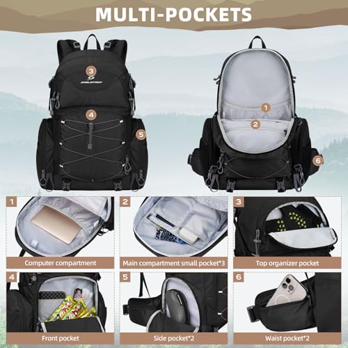 40L Waterproof Hiking Backpack