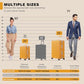 Luggage Sets 2 Piece Aluminum Frame Carry On and Checked Suitcase PC ABS Hard Shell TSA Lock No Zipper