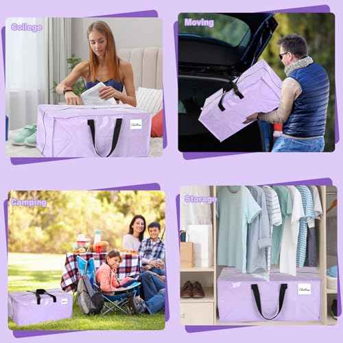 4 Pcs 24 Gallon Extra Large Moving Bags Heavy Duty Storage Bag (4 Count)