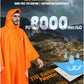 Hooded Rain Poncho for Adult Waterproof Lightweight Raincoat