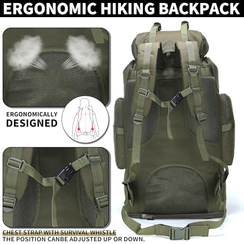 Hiking Backpack for Men 70L