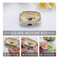 Metal 2 Compartment Pill Organizer Travel Friendly Portable Compact Pill Box Cute Pill Case to Hold Vitamins