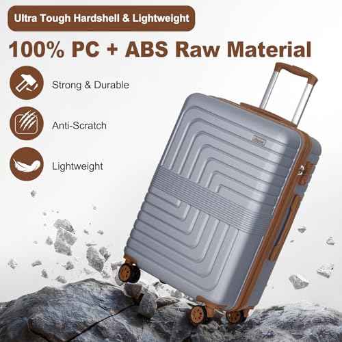 3 Piece Expandable Luggage Set 20 (3 Count)