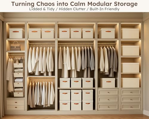 Storage Bins with Lids (4 Count)