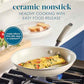 Cucina Ceramic Nonstick Cookware Pots and Pans Set
