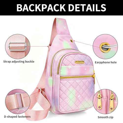 Small Sling Bag Casual Crossbody Sling Backpack