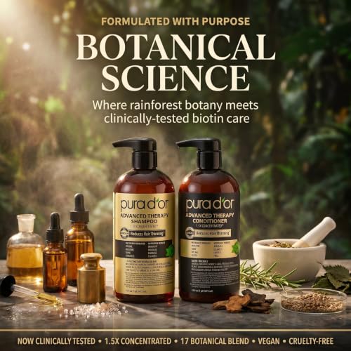 Advanced Therapy Biotin Shampoo & Conditioner Set (32 Fl Oz)