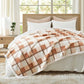 Super Soft Faux Rabbit Fur Sherpa Fleece Throw Blanket