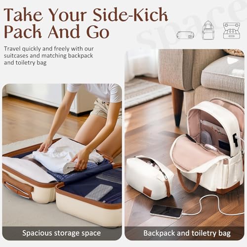 Luggage Set Hardside Suitcase (3 Count)