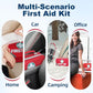 2-in-1 First Aid Kit (215 Piece Set) + 43 Piece Mini First Aid Kit -Includes Ice(Cold) Pack, Moleskin Pad and Emergency Blanket for Travel, Home, Office, Car, Workplace (27.95 Count)