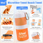 2 in 1 Microfiber Oversized Beach Towel (2 Count)