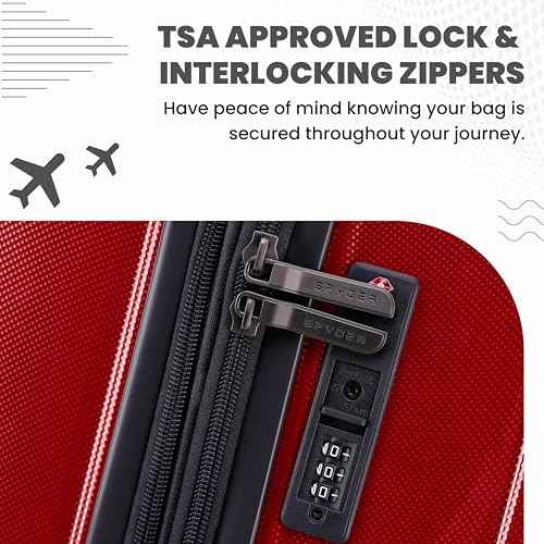 Rails Expandable Hardside Upright Suitcase with 360° Spinner Wheels (3 Count)