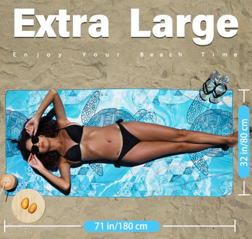 Microfiber Beach Towel (4 Count)