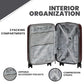 Traverse 29 Inch Expandable Hardside Upright Checked Suitcase with 360° Spinner Wheels