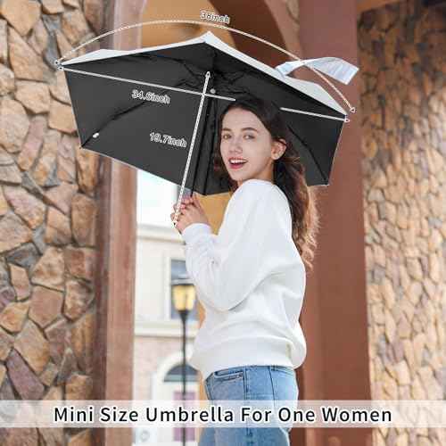 UPF 50+ UV Protection Umbrella Mini Travel Umbrella for Purse Compact
