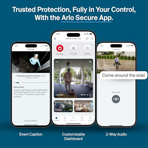 Pro Wireless Security Camera 2K HDR (4 Count)