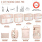 8 Set Packing Cubes for Travel Essentials (8 Count)