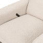 Cali Flange Recliner and Swivel Glider in Almond Teddy Loop
