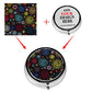 Custom Round Pill Case Personalized Organizer Container Pill Case (2.25 Ounce)