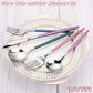 Mirror Silver multicolor Silverware Set (4 Count)