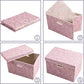 Large Foldable Storage Boxes with Lids [5 (5 Count)