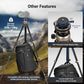 LITETRIP Carbon Fiber Travel Tripod with Pan Tilt Low Profile Ball Head