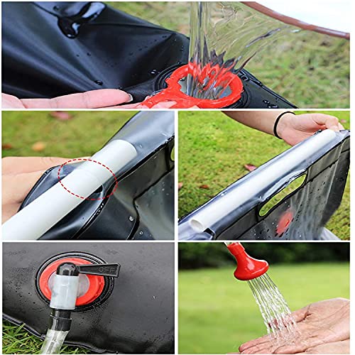 Pop up Shower Tent & 20L Solar Shower Bag Combo