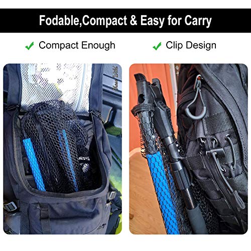 Fishing Net Fish Floating Landing Net with Handle
