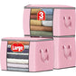 90L Clothes Storage (3 Count)