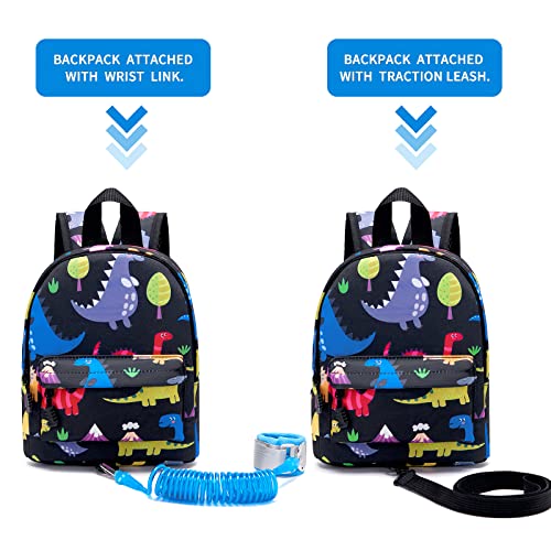 Toddler Backpack Leash with Anti Lost Wrist Link