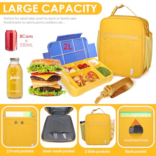 NOL Nylon Waterproof Kids Lunch Bag