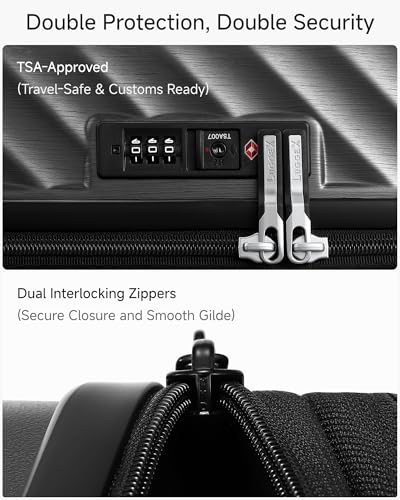 Expandable Trunk Checked Suitcase